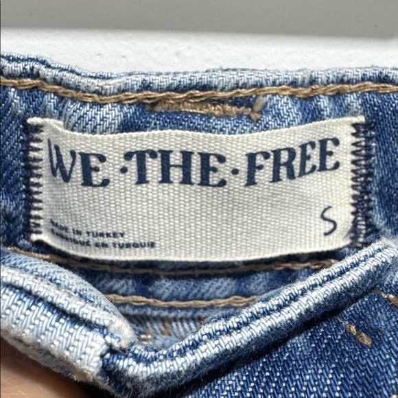 We The Free Newbies Solid Slouchy Baggy Jeans High Rise Casual Size Small - Picture 8 of 12
